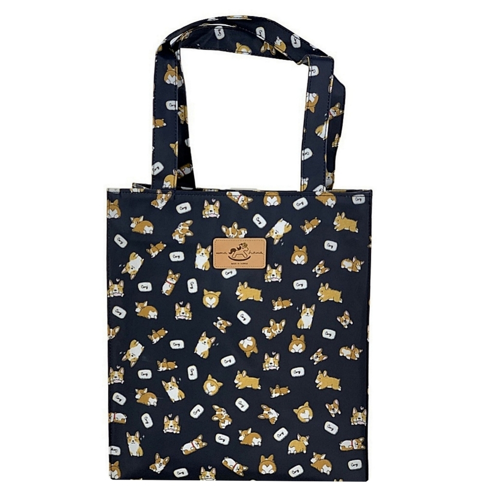 Waterproof Corgi Large Tote Shoulder Bag Travel Purse